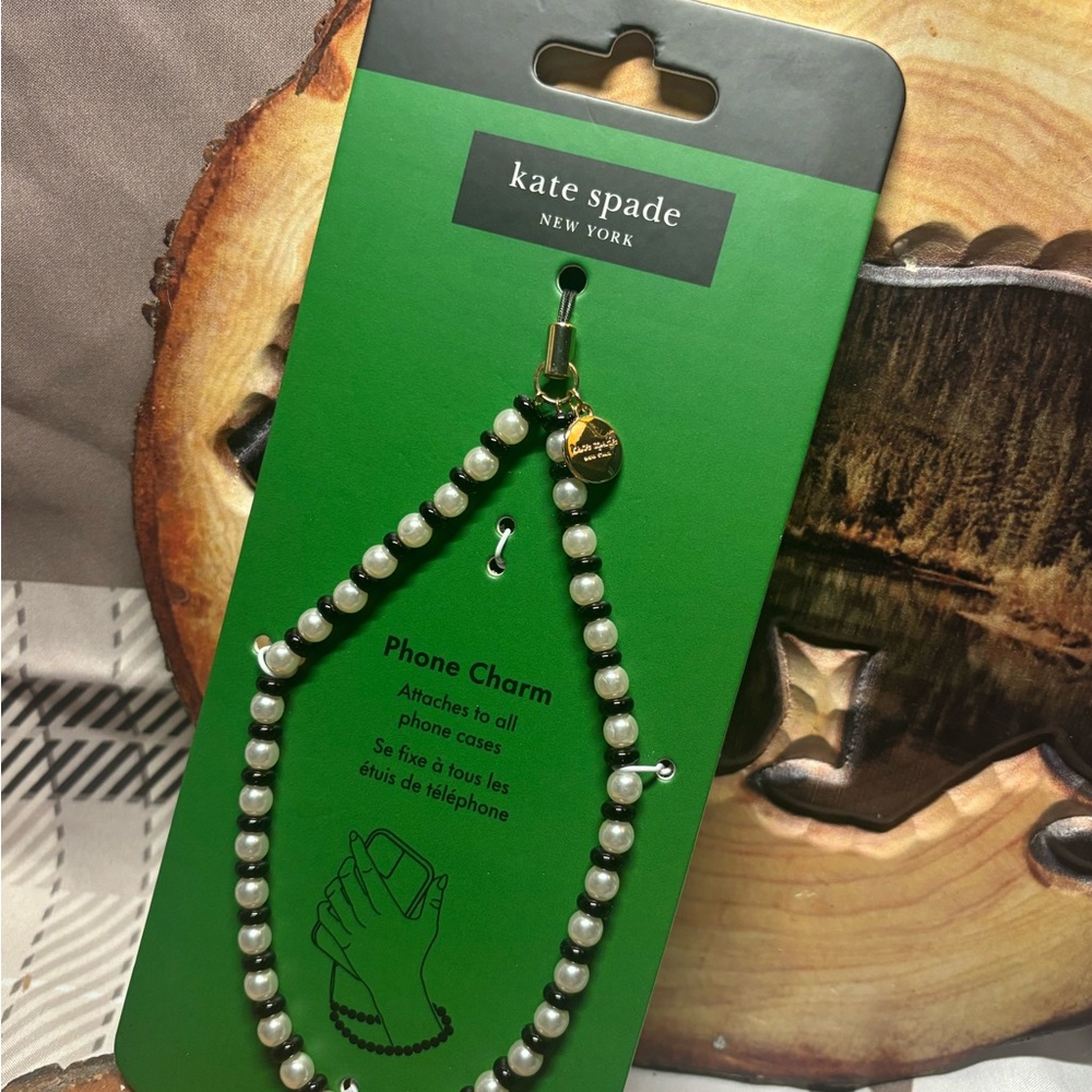 Kate Spade Black and White Beaded Necklace